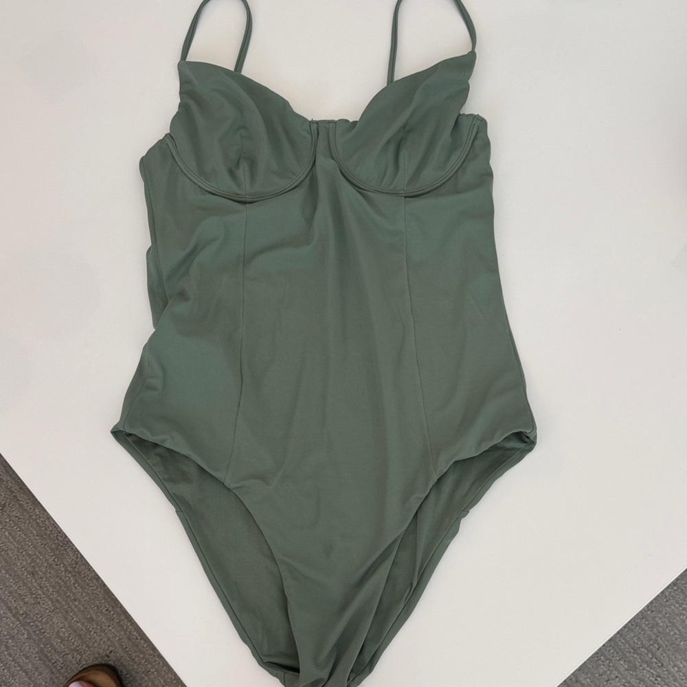 Onia Kids Sage Green Bodysuit